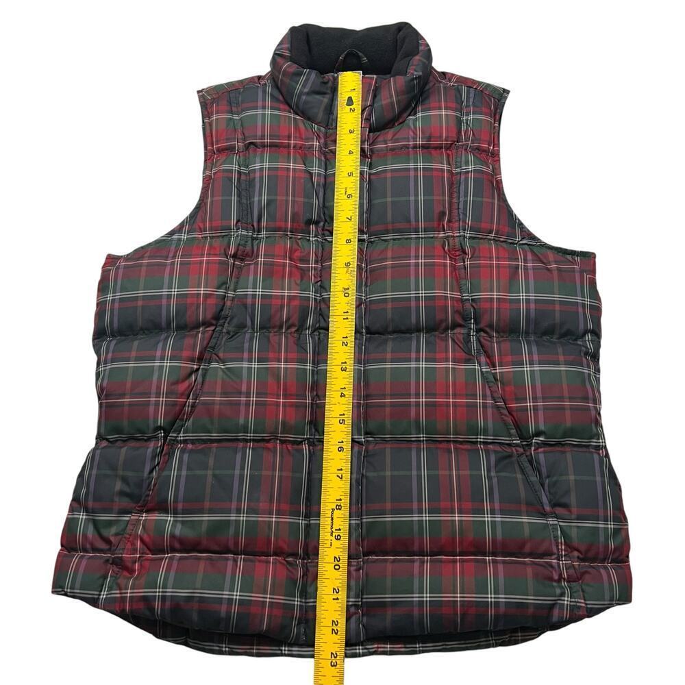 Eddie‎ Bauer Women’s Plaid Goose Down Filled Vest - size S Petite - Picture 4 of 5
